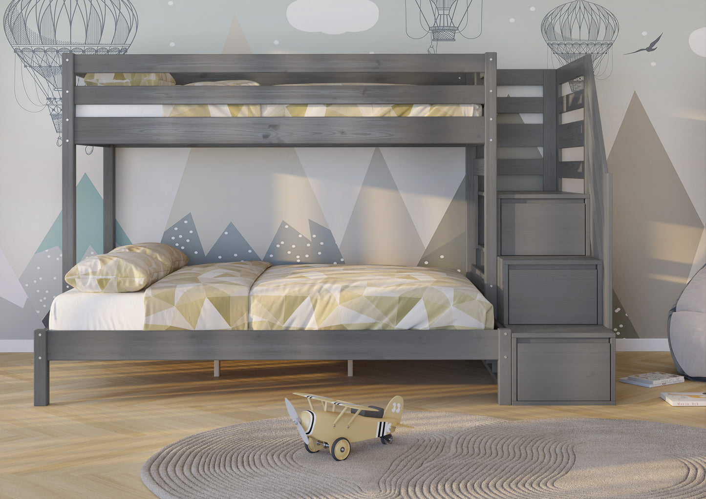 Køjeseng - TRIO Gray