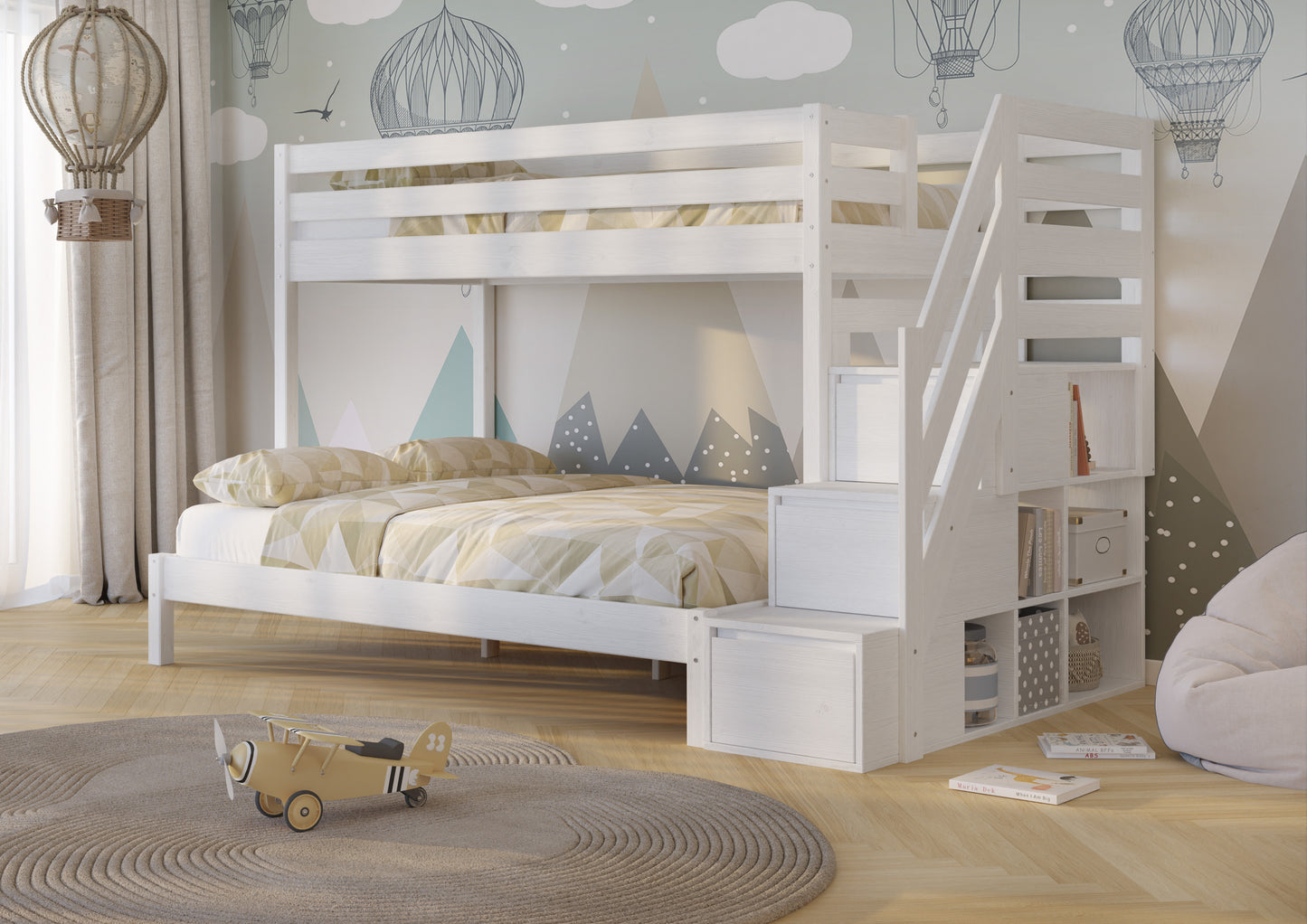 Køjeseng - TRIO White