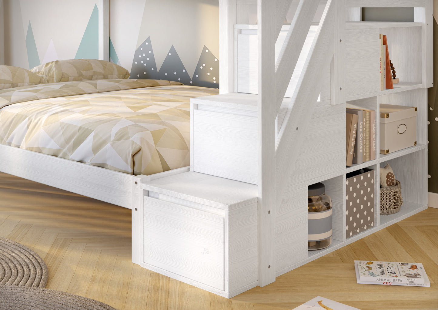 Køjeseng - TRIO White