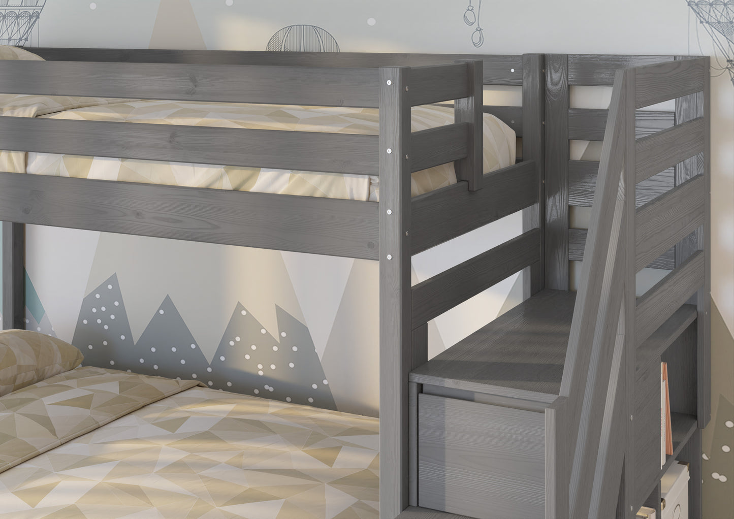 Køjeseng - TRIO Gray