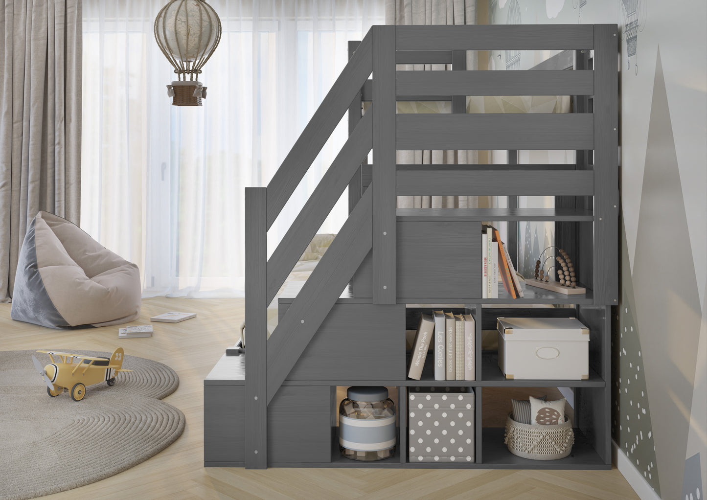 Køjeseng - TRIO Gray